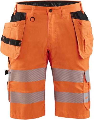 Blåkläder short met stretch high-vis 15861811 | high vis oranje | maat 52 - 7330509691304