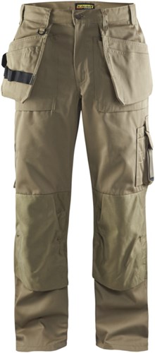 Blåkläder werkbroek 15301860 | khaki | maat 60 - 7330509199244