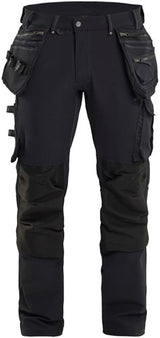 Blåkläder werkbroek 4-weg stretch x1900 19981644 | zwart | maat c48 - 7330509657744