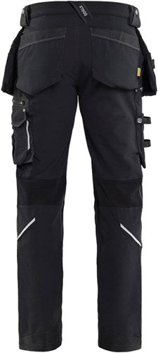 Blåkläder werkbroek 4-weg stretch x1900 19981644 | zwart | maat c52 - 7330509657768