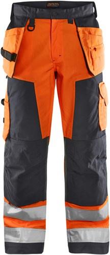 Blåkläder werkbroek high-vis 15681811 | high vis oranje medium grijs | maat 62 - 7330509746462