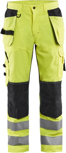 Blåkläder werkbroek high-vis met ventilatie 15651811 | high vis geel zwart | maat 44 - 7330509516140