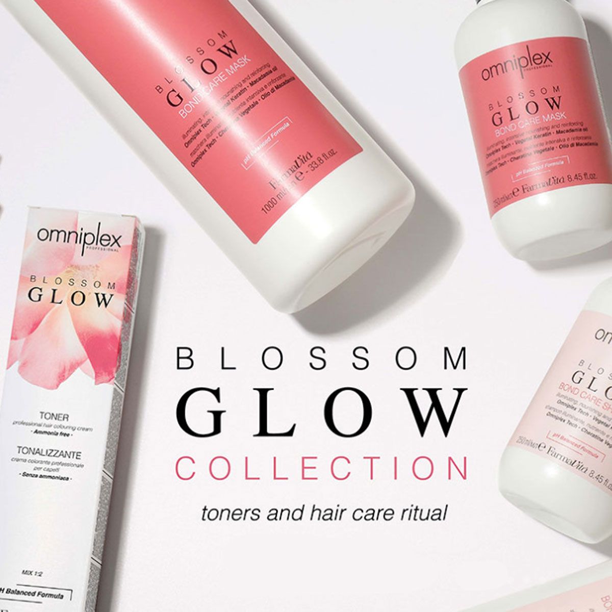 Farmavita Omniplex Blossom Glow Bond Pflegemaske 250 ml