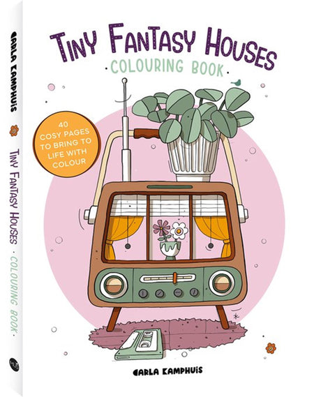Kluitman tiny fantasy houses kleurboek