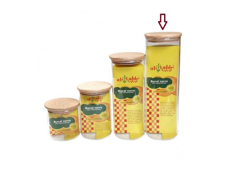 Ah! Tisch! Stockbus - Glas -1,4 l - 24 cm