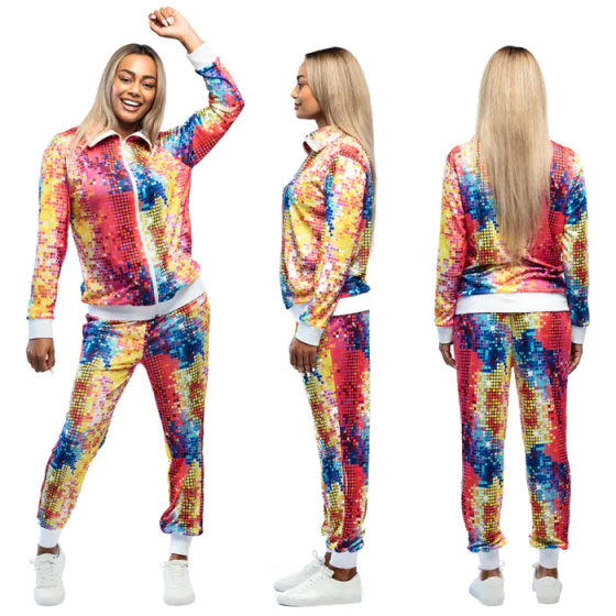 Boland Disco Babe Tracksuit Ladies Multicolorgröße l