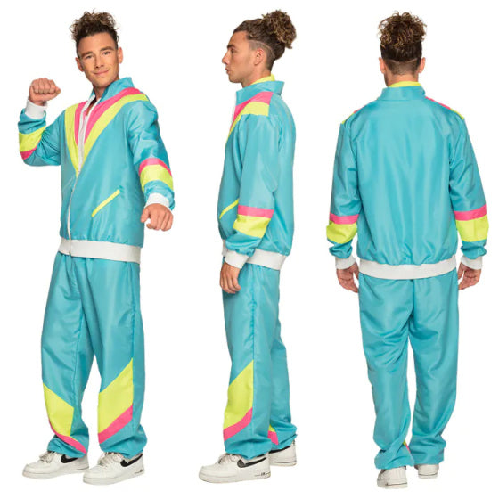 Boland Retro Tracksuit Herren Polyesterblau Größe XL