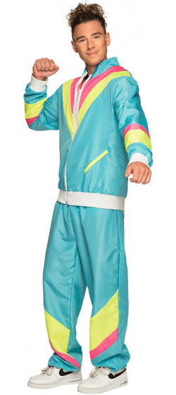 Boland Retro Tracksuit Herren Polyesterblau Größe XL