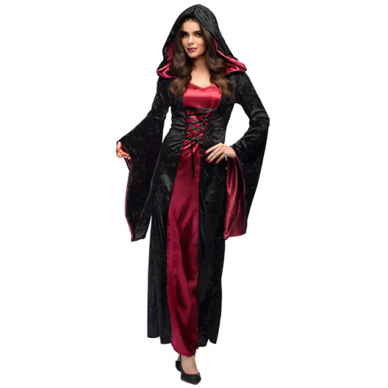 Boland Vampire Herrin Kostüm Damen schwarz. Rote Größe 36 38 (s)