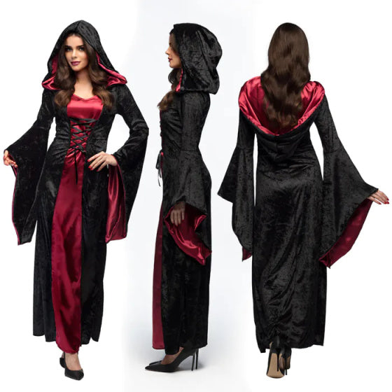 Boland Vampire Herrin Kostüm Damen schwarz. Rote Größe 40 42 (m)