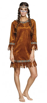 Boland Dress -up -Anzug indische junge Hirsch Damen Brown Größe m