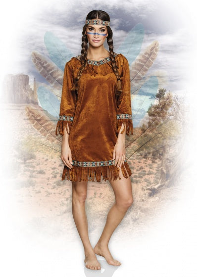 Boland Dress -up -Anzug indische junge Hirsch Damen Brown Größe m