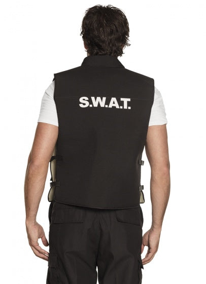 Boland Dress Up Swat-Officer Men Black Størrelse L XL