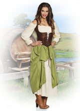 Boland Dress Up Anzug Dorf Frauen Damen Grün Größe 36 38