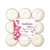 Bolsius True Moods Duftteelicht Pure Romance Rose und Amber 18 Stück