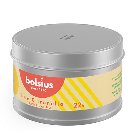 Bolsius Outdoor-Dose True Citronella 87 49 mm