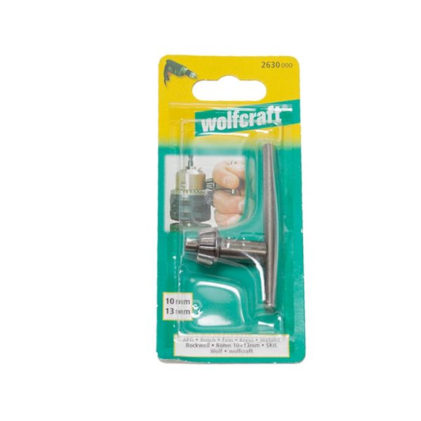 Wolfcraft Bohrfutterschlüssel | universell | s2a | ø10-13mm | 1 Stück - 2630000