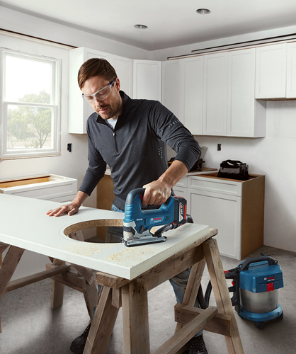 Bosch Blue GST 18V-125 B Akku-Stichsäge | ohne Akku und Ladegerät - 06015b3001