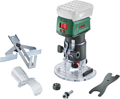 Bosch grüne Akku-Fräsmaschine | advancedtrimrouter | 18v-8 | ohne Batterien und Ladegerät - 06039d5000