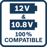 Bosch blauer Akku GBA 12 V 6,0 Ah Li-Ion – 1600a00x7h