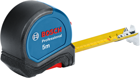 Bosch Professional – Maßband – 5 m – Magnethaken – ergonomisches Gehäuse