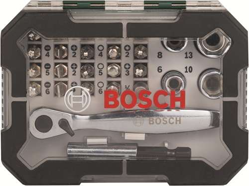 Bosch GRS Mini Bit-Ratschen-Set 26-tlg