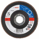Bosch Zubehör 1 Fächerscheibe 125 x 551, Experte für Metall abgewinkelt, K40 - 2608606716
