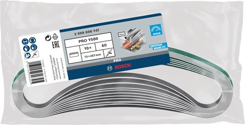Bosch Zubehör 10 Reifen 13x457 y580, am besten für Edelstahl, 60 - 2608608y47