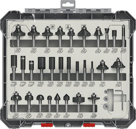 Bosch gemischte Freesset 30-teilig, 8 mm