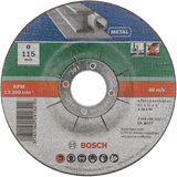 Bosch Zubehör 5-teiliges Trennscheiben-Set gebogen für Metall | 115 x 2,5 mm – 2609256332