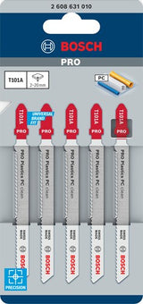 Bosch Zubehör 5x Stichsägeblatt T101a 2608631010 - 2608631010