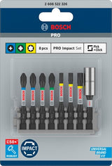 Imp Bosch Zubehör 8-teiliges Act-Control-Bit-Set – 2608522326 – 2608522326