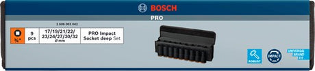 Bosch Professional Pro Impact Schlagschrauber-Set lang 3 4 9-teilig – 2608003042