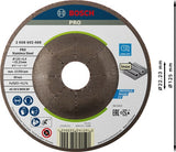 Bosch Zubehör Schleifscheibe | Edelstahl | 125mm | pro 1 | 2608602488 - 2608602488