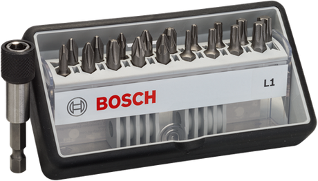Bosch Zubehör Bit-Set | extra hart l1 | robustline | 19-teilig | 2607002567 - 2607002567