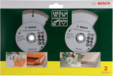 Bosch accessoires bosch diamantschijven - voor bouwmaterialen - 2-delig - 125 mm