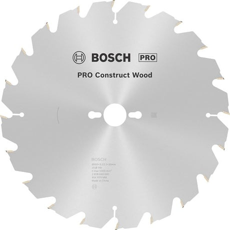 Bosch Zubehör Kreissägeblatt Holz konstruieren 300 x 30 x 3,2 mm, 20 1 Stück - 2608640690