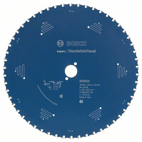 Bosch accessoires cirkelzaagblad expert for sandwich panel 355x30x2.6 2.2x80 - 2608644147