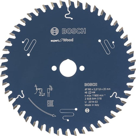 Bosch Zubehör Kreissägeblatt Expert für Holz 165x30x2,6 1,6x48t - 2608644027