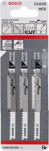 Bosch Stichsägeblatt u101b (3 Stück)