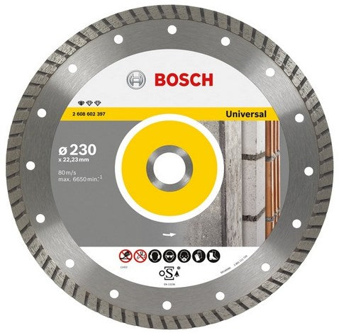 Bosch Zubehör Diamanttrennscheibe 230mm Profi Turbo | 2608602397 - 2608602397