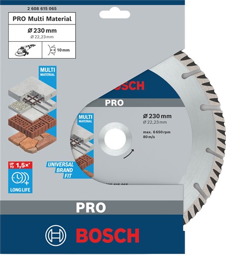 Bosch Zubehör Diamant-Trennscheibe Standard für Universal 230 mm – 2608615065