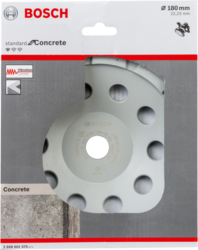 Bosch Zubehör Diamantschleiftopf Std. Beton 180 - 2608601575