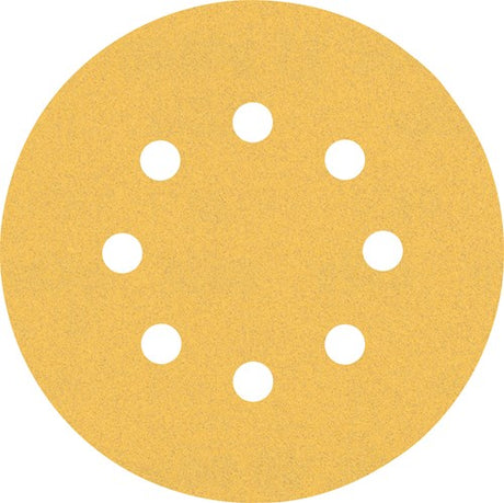 Bosch Zubehör Expert C470 Schleifpapier für Exzenterschleifer 125 mm, 8 Löcher, K120 5-teilig – 2608900807