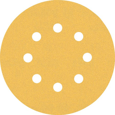 Bosch Zubehör Expert C470 Schleifpapier für Exzenterschleifer 125 mm, 8 Löcher, K120 50-teilig – 1 Stück – 2608900912