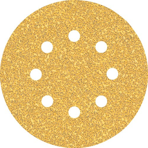 Bosch Zubehör Expert C470 Schleifpapier für Exzenterschleifer 125 mm, 8 Löcher, K40 5-teilig – 2608900803