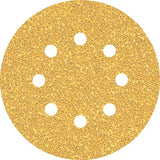 Bosch Zubehör Expert C470 Schleifpapier für Exzenterschleifer 125 mm, 8 Löcher, K40 5-teilig – 2608900803