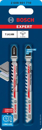 Bosch Zubehör Expert Stichsägeblatt T141HM 2 Stück Faserputz – 2608901710