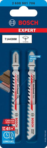 Bosch Zubehör Expert Stichsägeblatt T144DHM 2 Stück Hartholz schnell – 2608901706