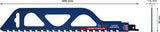 Bosch Zubehör Expert 'Hollow Brick' S 1243 HM Säbelsägeblatt 1 Stück - 1 Stück - 2608900417